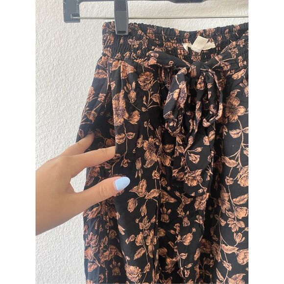 Francesca’s mi ami floral wide leg pants size s - Picture 6 of 9